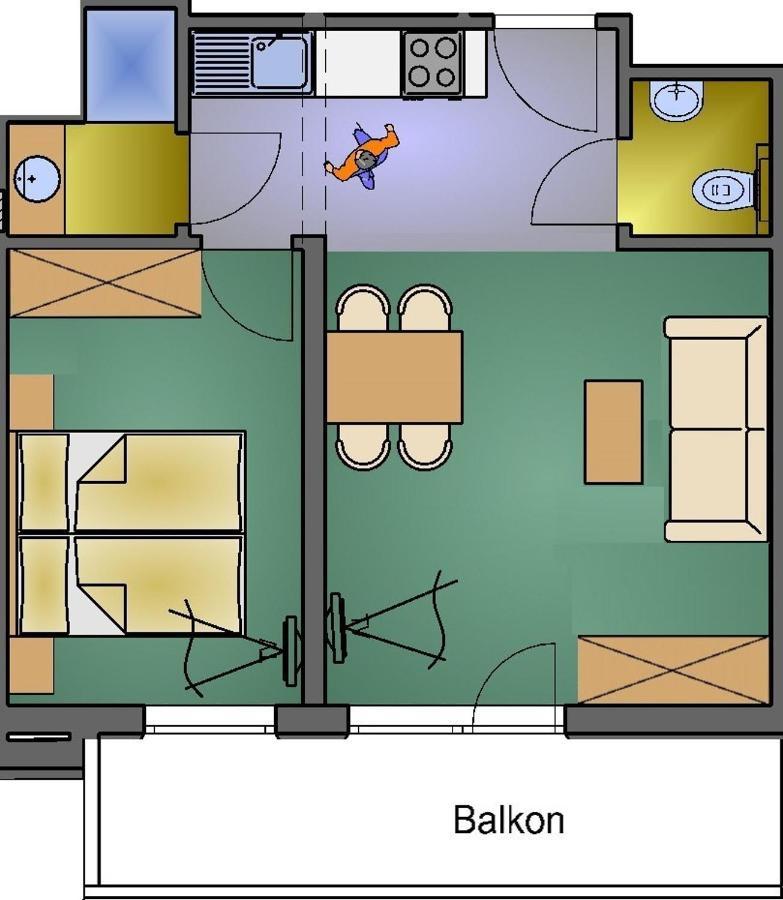 Chasa Sulai Appartements 萨姆瑙恩 外观 照片